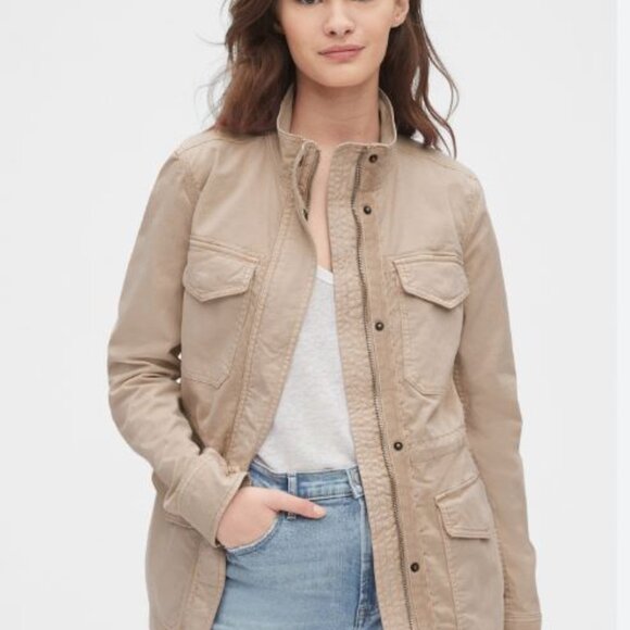 Gap Garment-Dyed Utility Jacket Size S - Picture 1 of 12